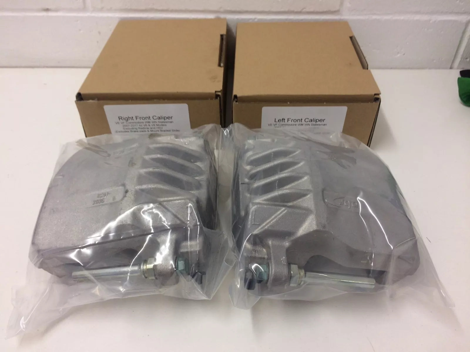 Genuine Holden Brake Caliper Set - Front Commodore Statesman VE VF WM WN V8 & V6 - Perfect for Performance Upgrades & DIY Car Repairs