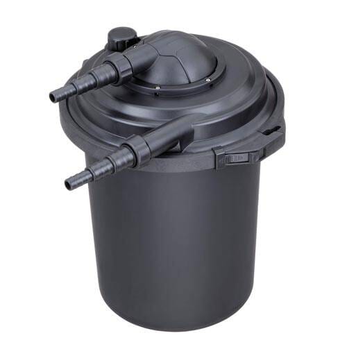 EasyPro Eco Clear Pressurized Pond Filter 1300 GPH with 9W UV Sterilizer – Ideal for Koi Ponds, Water Gardens & Outdoor Fish Tanks