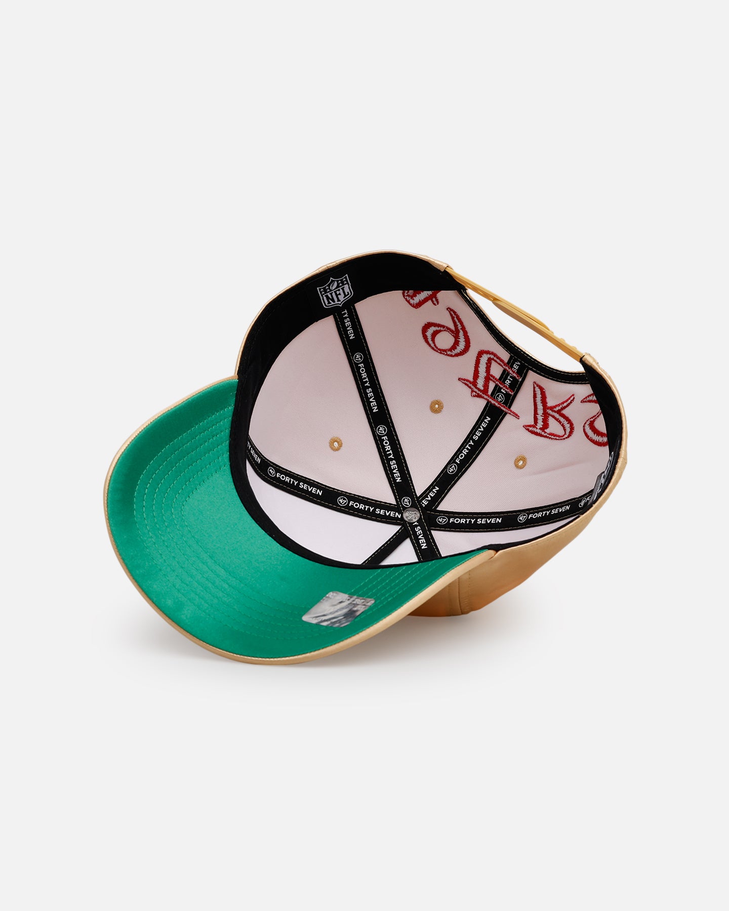 47 Brand San Francisco 49ers 'Silky Way' Snapback Hat - Light Gold Adjustable Baseball Cap for Men & Women - Perfect for Game Day, Sports Events & Casual Wear