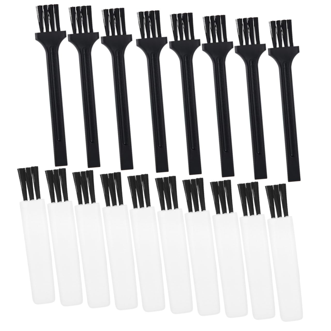 NOLITOY 30pcs Electric Shaver Cleaning Brush Set - Earwax Spoon Brush, Clipper Razor Cleaner, Plastic Scrub Brush for Grooming & Personal Care - Perfect for Home, Salon, and Travel Use