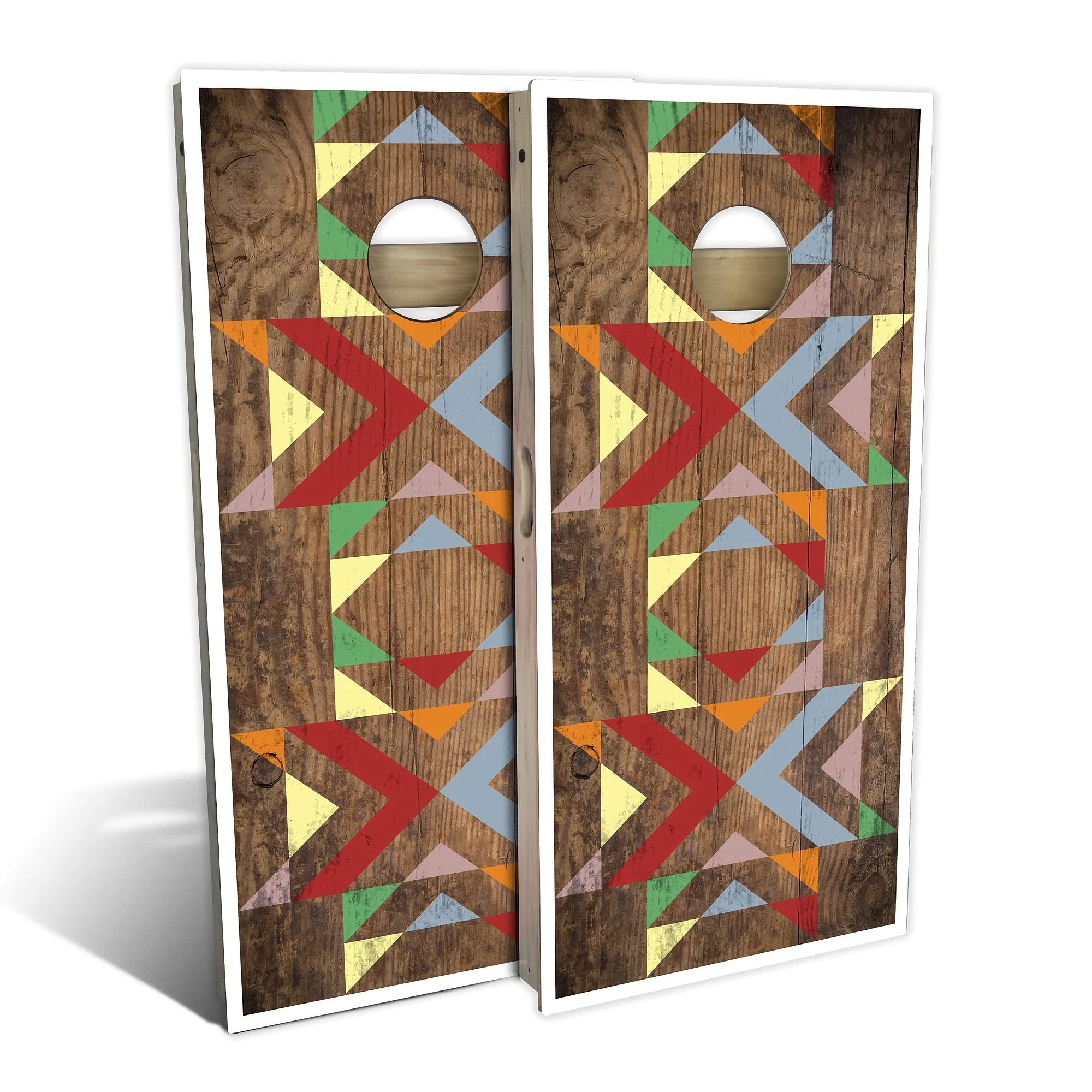 Skip's Garage Country Living Autumn Cornhole Board Set - 2 Boards, 8 Bags, Custom Sizes & Accessories for Backyard Games, Tailgating, and Outdoor Parties