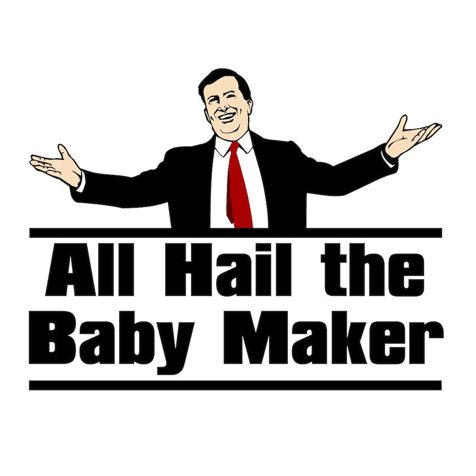 Hail The Baby Maker Mug - 11 oz (325 ml) Ceramic Coffee Cup - Funny Novelty Gift for Parents & Couples - Perfect for Home, Office & Gifting