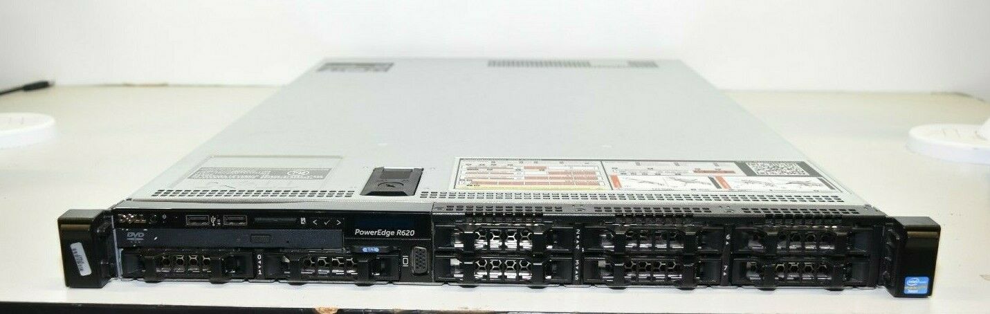 Dell PowerEdge R620 Server with 2x Intel Xeon E5-2667 v2 Processors (3.30GHz, 25M Cache), 128GB RDIMM RAM, PERC H710P RAID Controller - Ideal for Data Centers, Cloud Computing & Enterprise Applications