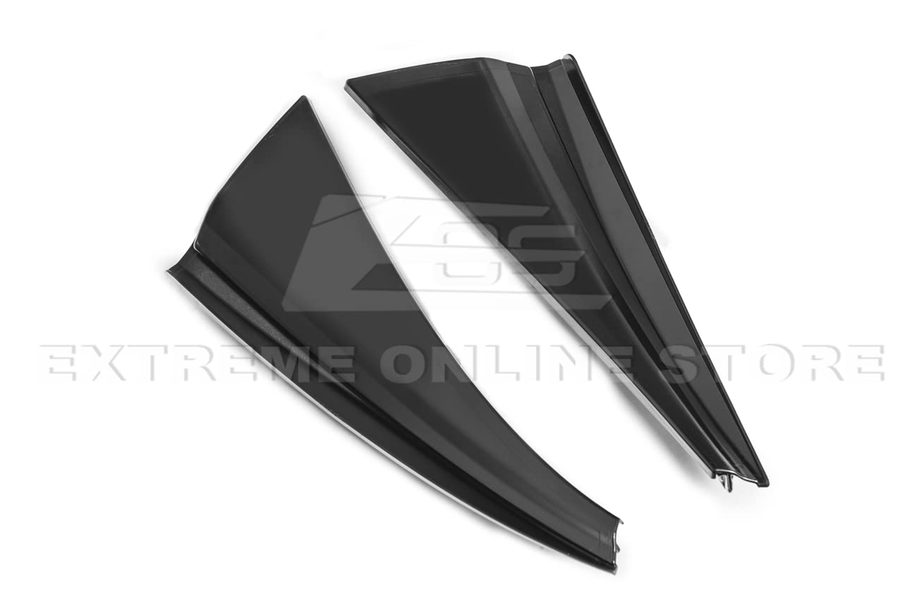 2014-2019 Chevrolet Corvette C7 Splash Guards - GM Factory XL Extended Rear Mud Flaps Pair (ABS Plastic, Black) - Perfect for Road Trips & Wet Weather Protection
