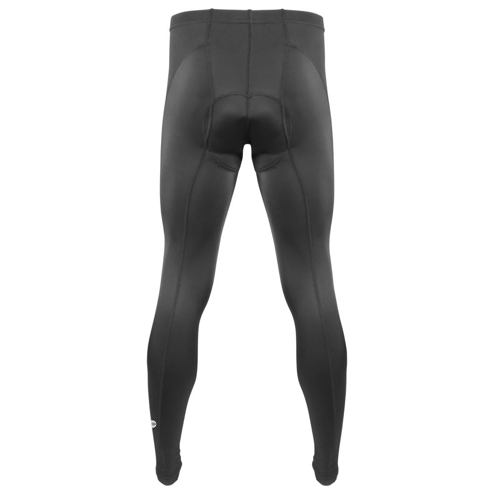 Men's Triumph Padded Cycling Tights - High Performance Compression Spandex Bike Shorts for Road & Mountain Biking - Breathable & Moisture Wicking - Made in USA - Perfect for Long Distance Rides & Training