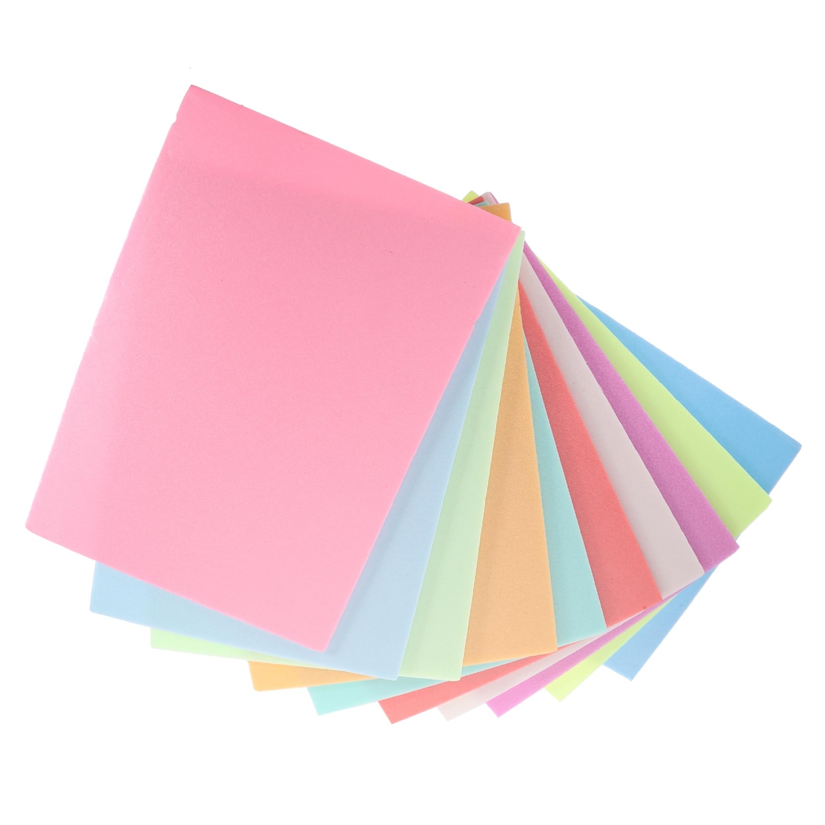 VICASKY 10 Sheets A4 Colored Craft Foam Paper Boards - Multipurpose Art Supplies for Kids, DIY Projects, Scrapbooking & School Crafts - Portable Foam Board Drawing Paper Set with Storage Box