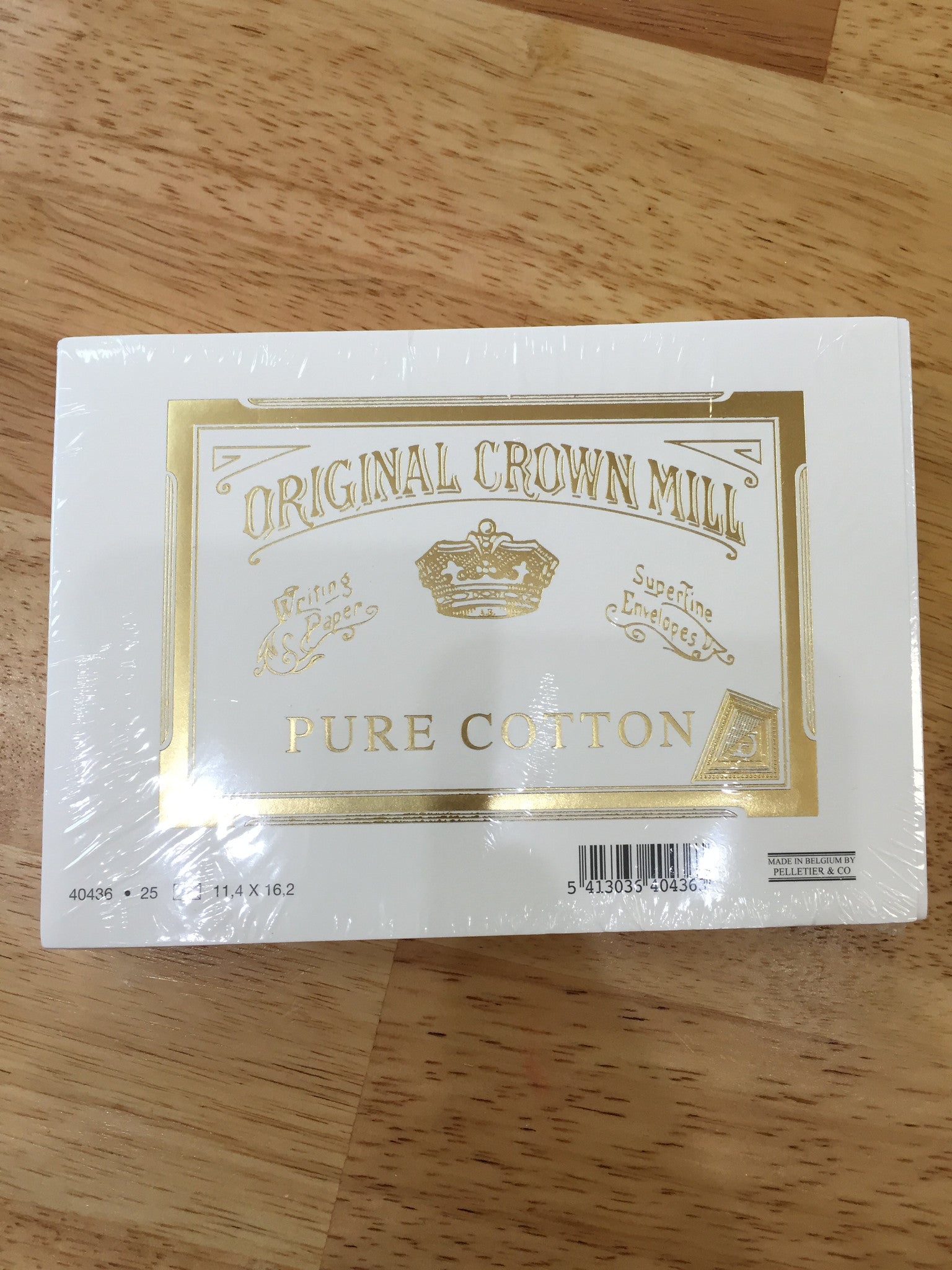 Original Crown Mill 100% Pure Cotton Paper - Premium Stationery for Letter Writing, Calligraphy & Crafting - Perfect for Wedding Invitations, Greeting Cards & Art Projects