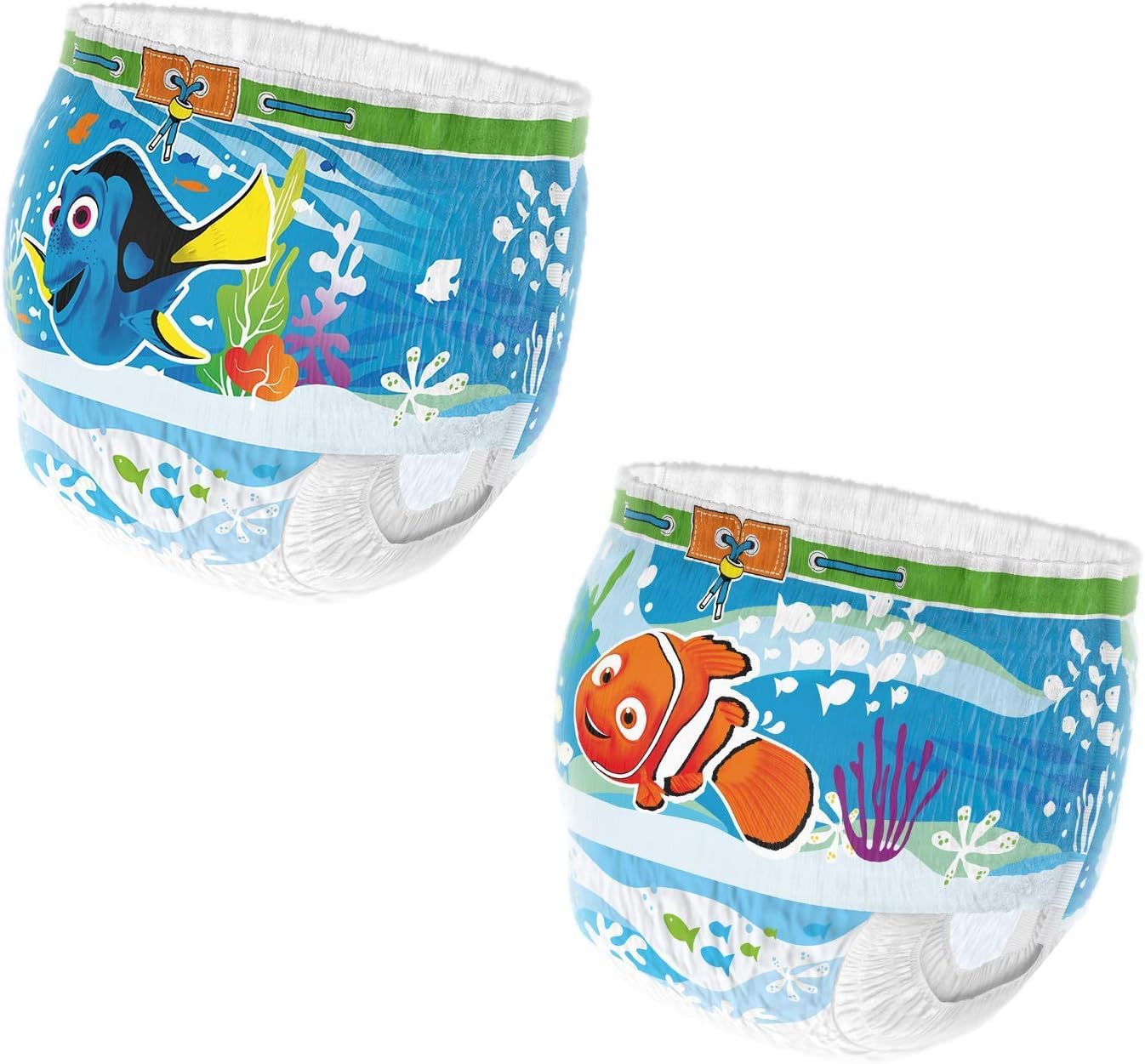 HUGGIES Little Swimmers Disposable Swim Diapers MAXIPACK Size 3/4 (7-15kg) - 20 Count, Leak-Proof Protection with Flexible Waistband, Perfect for Baby's First Swim Lessons & Pool Time