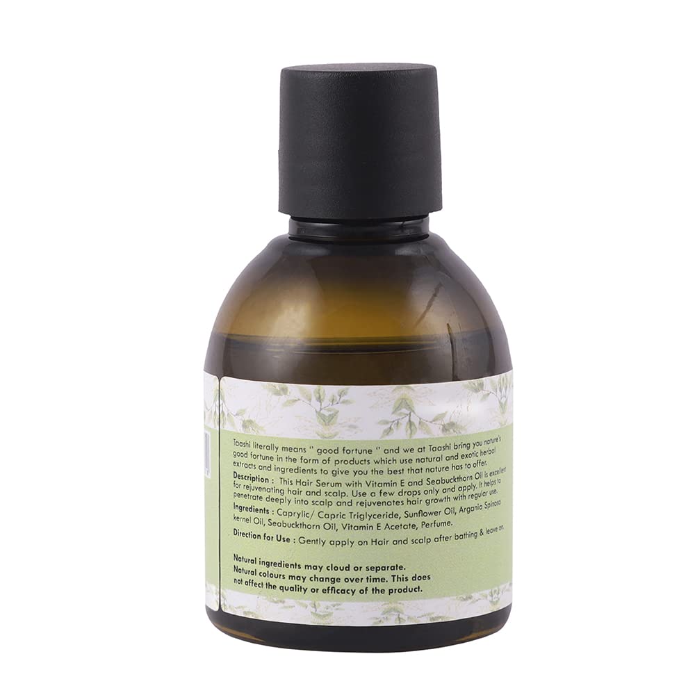 Taashi Hair Serum - Silicon Free (50ml) for Hair Nourishment & Growth | Natural Hair Care for Dry, Damaged Hair | Perfect for Daily Use & Styling