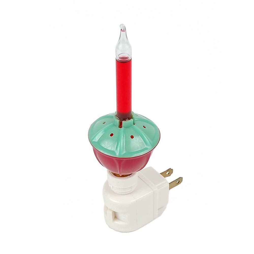 **Red Bubble Night Light - Traditional Novelty Light for Home Decor, 1 Pack (120V Outlet) - Perfect for Bedroom, Nursery, or Holiday Ambiance**