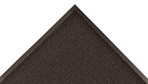 NoTrax 146 Encore™ Vinyl Backed Entrance Mat 4' x 6' Black - Non-Slip Floor Mat for Home, Office, Commercial Use - Perfect for High Traffic Areas, Entryways, and Mudrooms