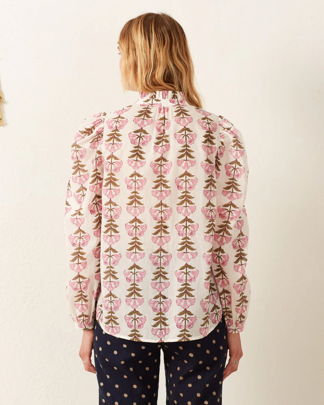 Alix Of Bohemia Annabel Trumpet Lily Shirt - Elegant Floral Blouse for Women | Perfect for Spring Outfits, Garden Parties & Casual Wear