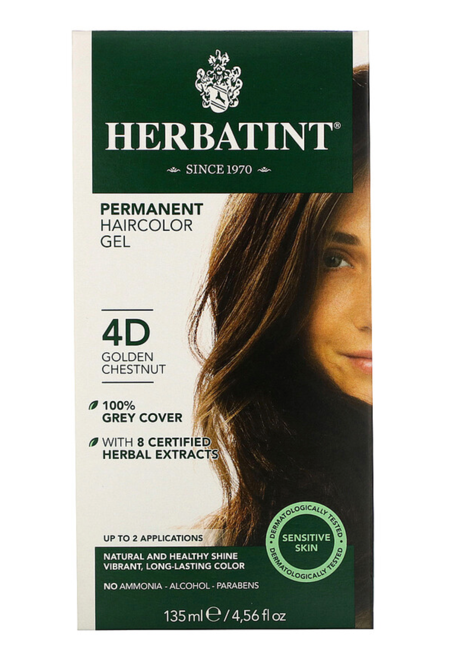 4D Golden Chestnut Hair Color Gel - Long Lasting, Vibrant Hair Dye for Men & Women - Perfect for Brunettes, Highlights & DIY Hair Coloring at Home