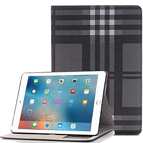 Premium Leather iPad Pro 10.5 Case with Magnetic Stand & Card Holder - Compatible with iPad Air 3/Pro 10.5 (2017) - Slim Protective Cover for Work, Travel & Daily Use - Elegant Gray Folio Design