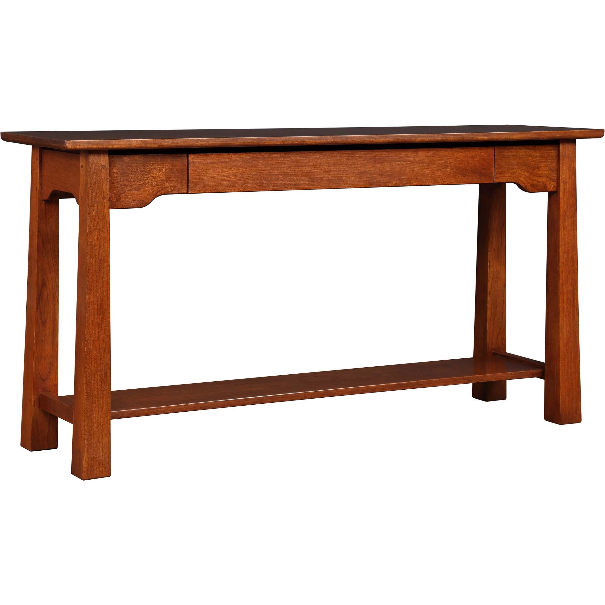 Park Slope Console Table - Elegant Entryway Sofa Table for Hallway, Living Room & Foyer Decor | Mid-Century Modern Wooden Console with Storage Shelf