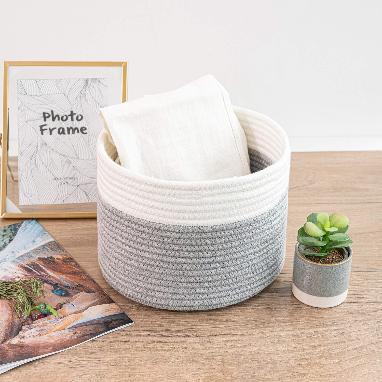 INDRESSME Small Storage Basket - 9.4