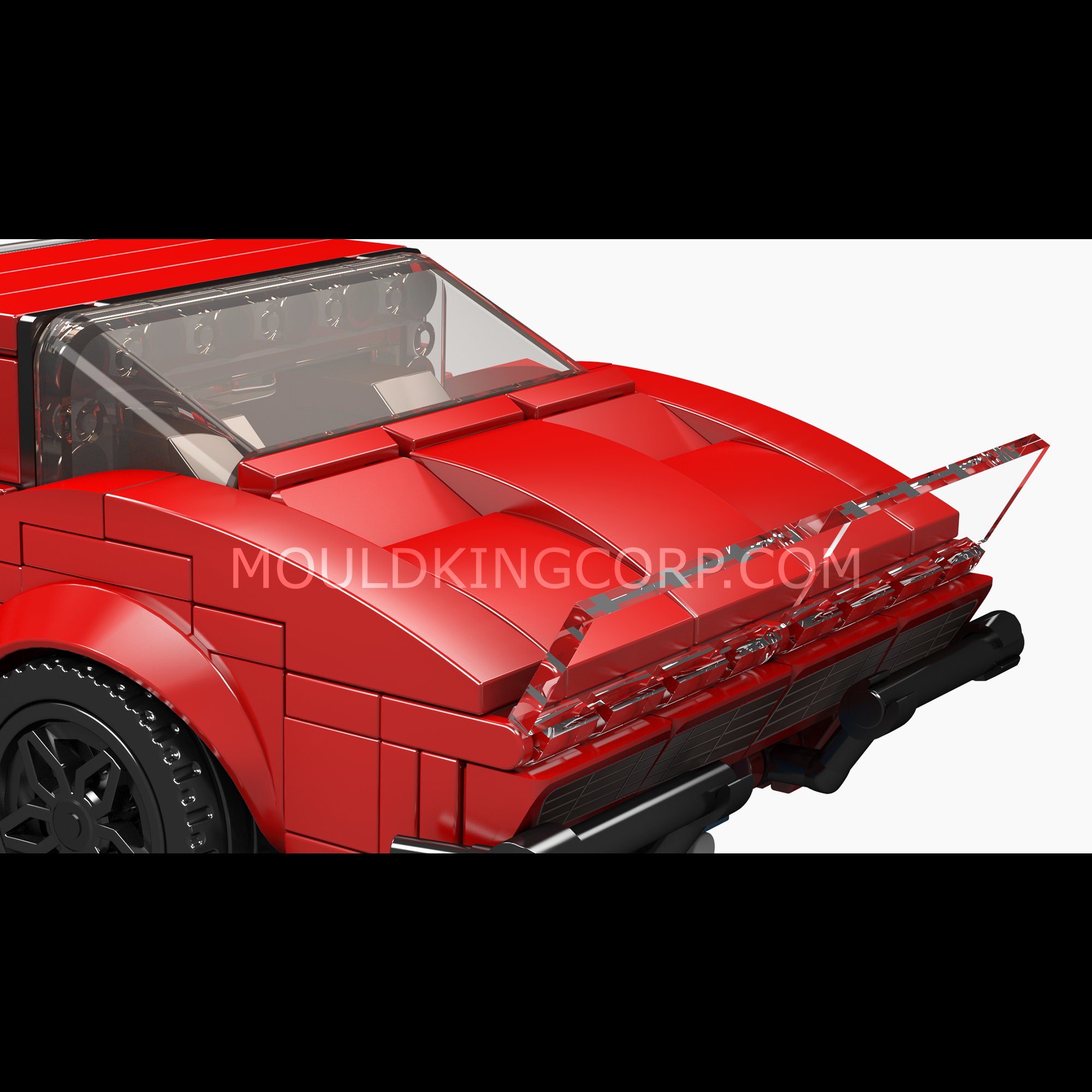 MOULD KING 27034S Corvette Sports Car Model Building Set - 371 Pcs DIY Construction Toy for Adults & Kids | STEM Educational Gift for Car Lovers | Perfect for Birthday, Christmas & Home Decoration