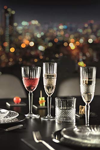 Premium Red Wine Crystal Goblets - Elegant Stemmed Glassware Set of 6 (11 oz) - European Crafted for Fine Dining & Special Occasions - Perfect for Wine Tasting, Dinner Parties & Wedding Receptions
