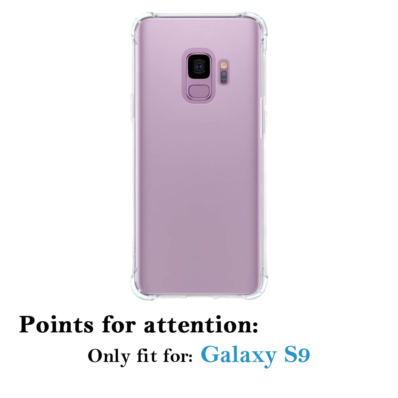 Custom Samsung Galaxy S9 Phone Case - Personalized Photo/Text/Name - Anti-Scratch Shock-Resistant Clear TPU Protective Cover - Perfect for Daily Use, Travel & Gifts