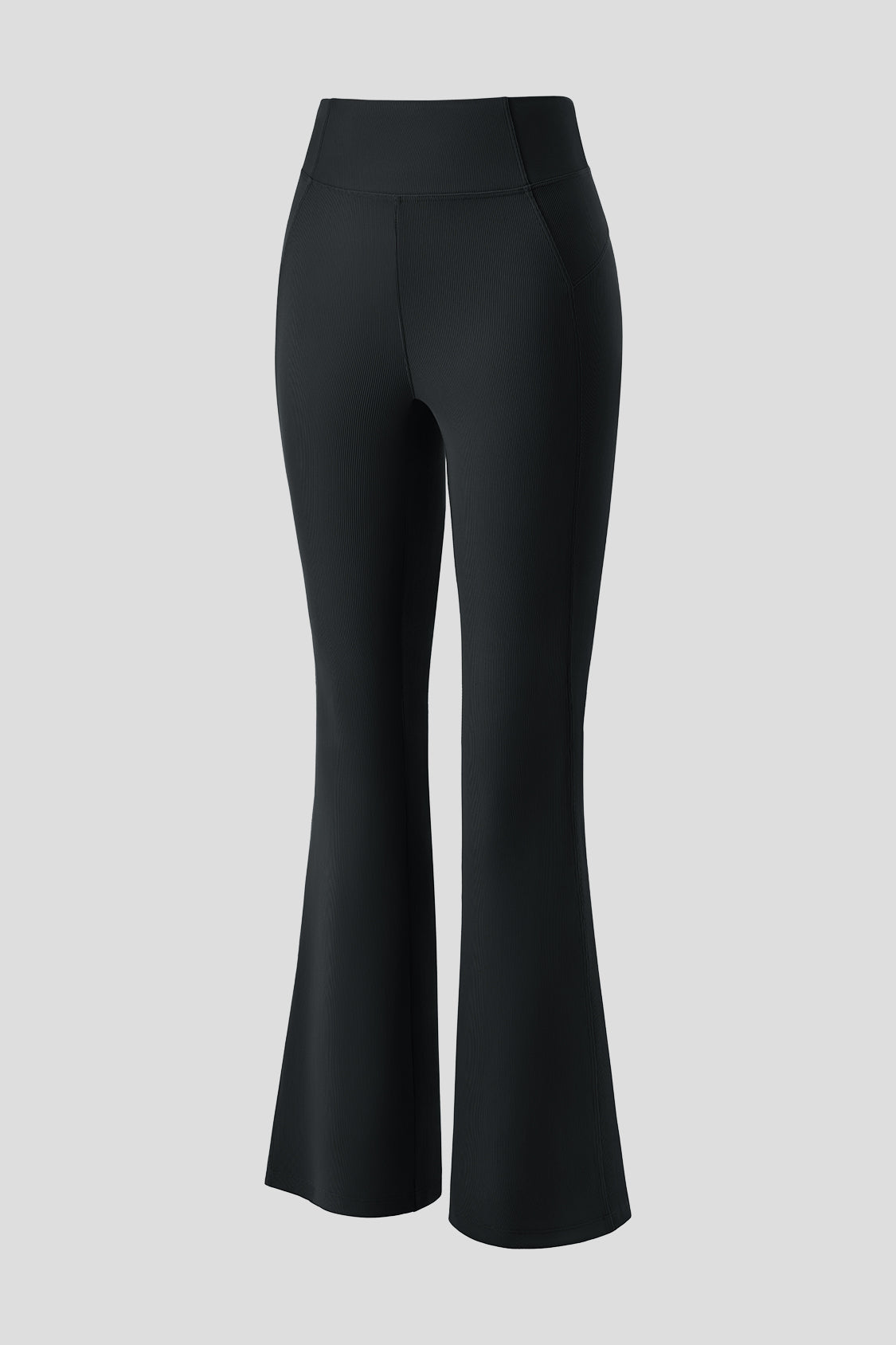 Women's High Elasticity Flared Pants - Stretchy Comfort Bootcut Trousers for Work, Casual & Yoga | Plus Size Options Available