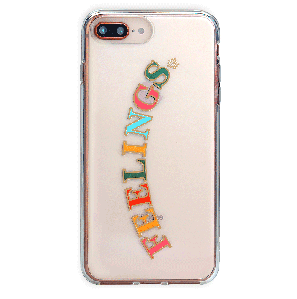 Feelings Clear iPhone Case - Ultra Slim Protective Cover for iPhone [Model] - Shatterproof & Scratch-Resistant - Perfect for Everyday Use, Travel, and Work