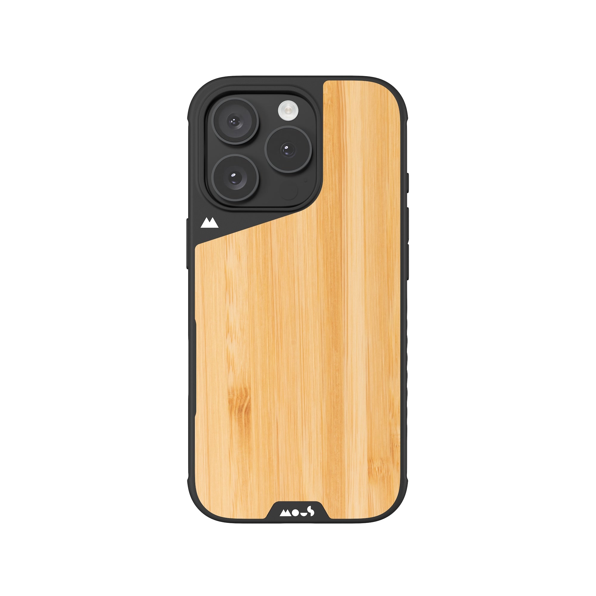MagSafe Compatible Bamboo Phone Case with Camera Control Button - Eco-Friendly Protective Cover for iPhone 14/13/12 Pro Max - Perfect for Outdoor Adventures & Daily Use