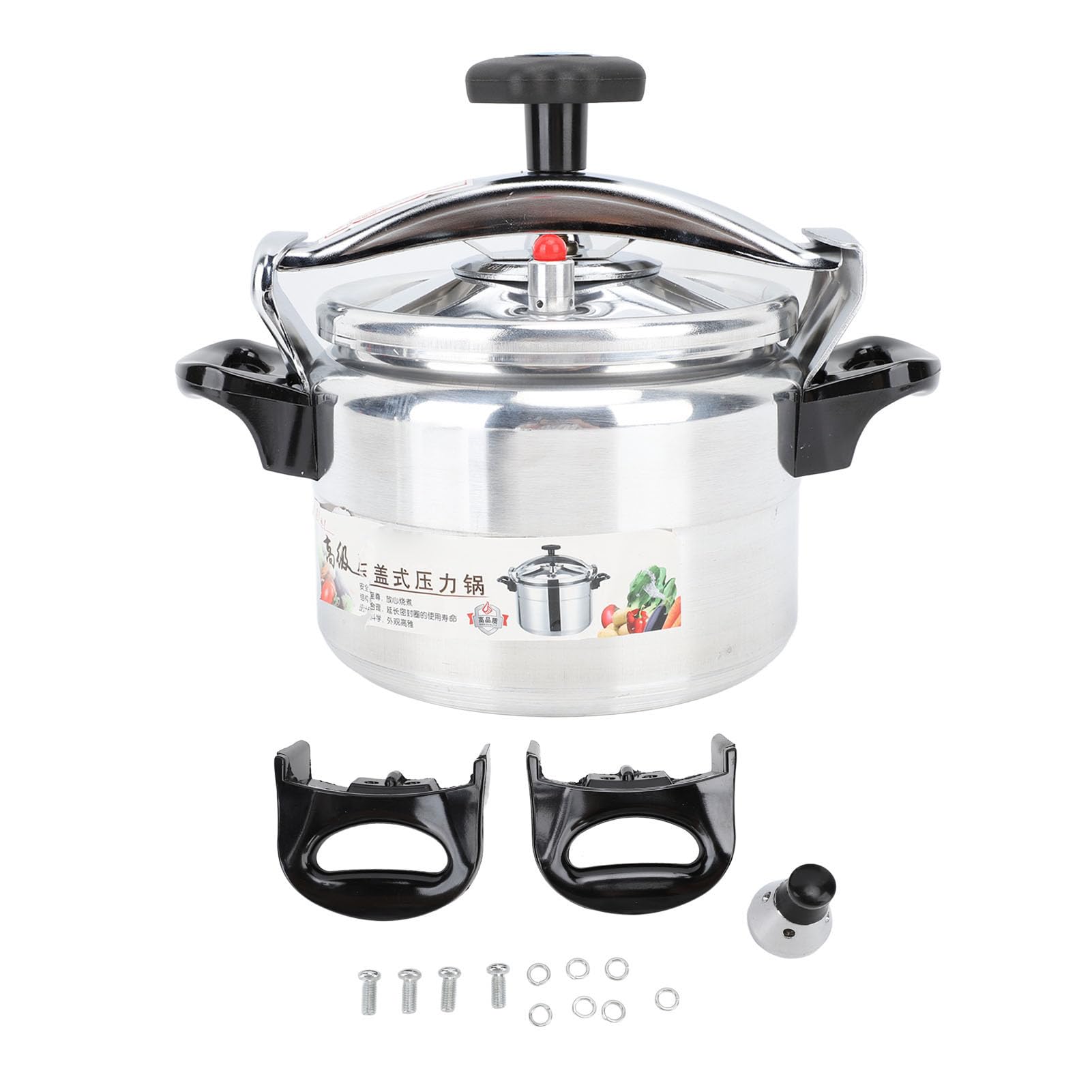 Haofy 9L Large Capacity Pressure Cooker - Aluminum Alloy, Quick Cooking & Anti-Stick Coating - Safe & Durable for Home & Commercial Use - Perfect for Meal Prep, Canning & Large Family Cooking