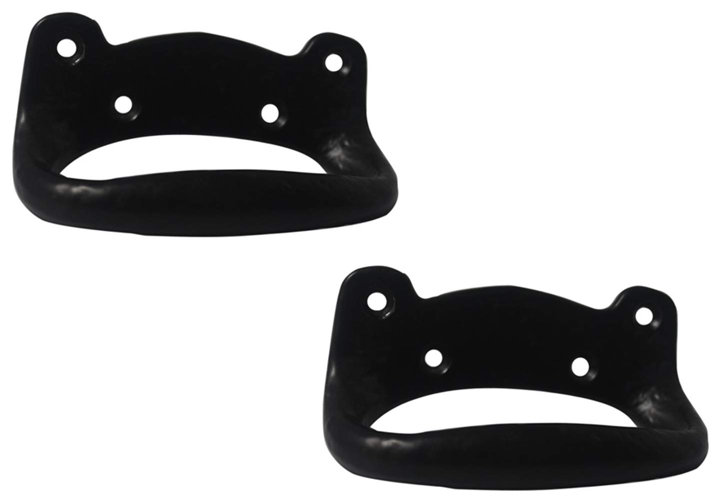 Agabus Antique Cast Iron Drawer Pulls - Black Powder Coated for Vintage Cabinets & Furniture