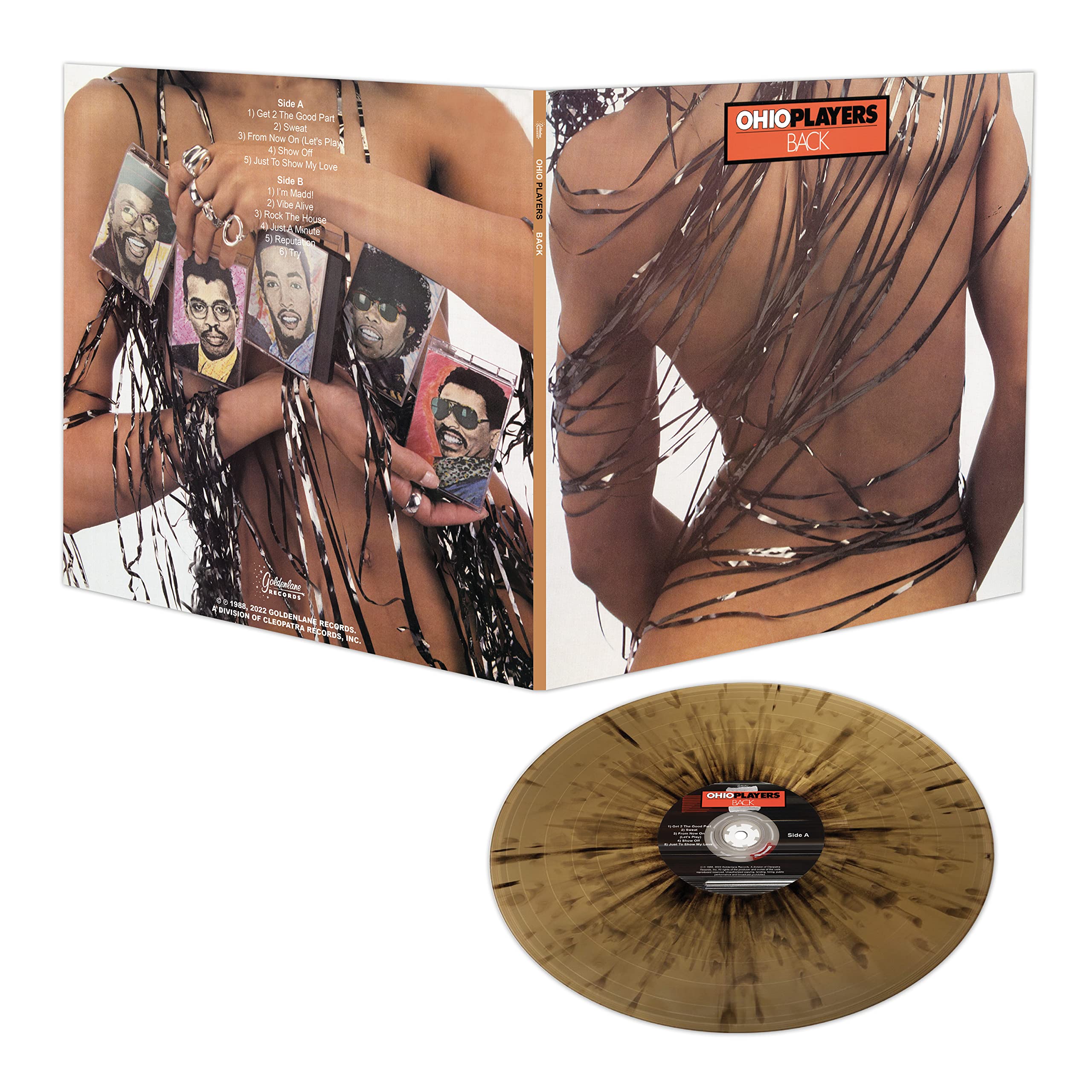 Black & Gold Splatter Vinyl Record - Limited Edition Collectible for Music Enthusiasts | Perfect for Home Decor, DJ Sets & Vinyl Collections