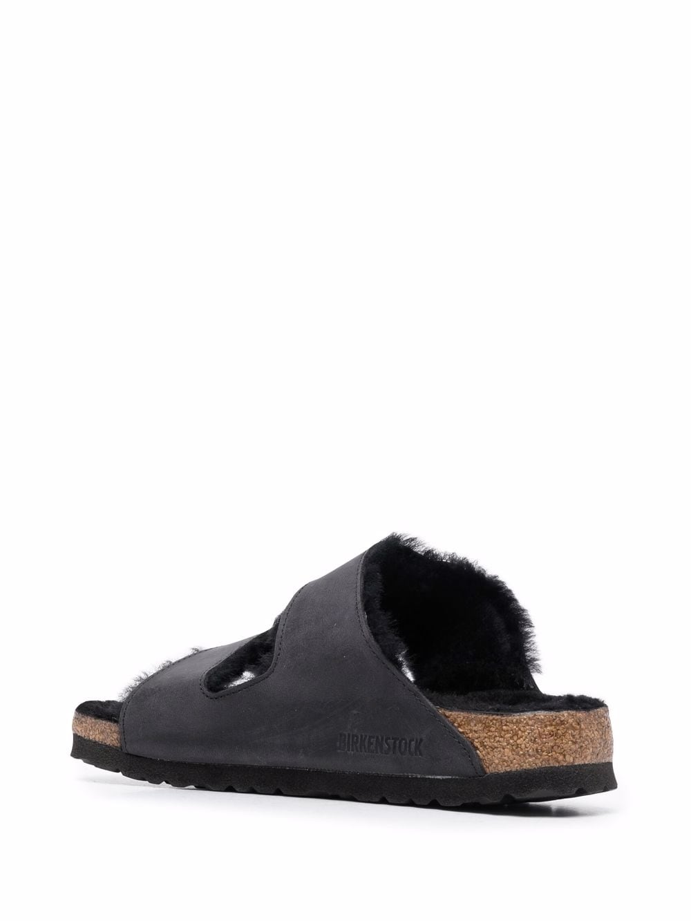 Birkenstock Black Sandals for Women & Men - Comfortable Cork Footbed Slides for Walking, Beach, and Everyday Wear