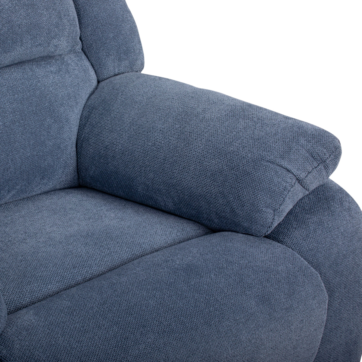 Roundhill Furniture Blitz Transitional Manual Recliner Chair - Comfortable Living Room Reclining Armchair for Relaxing, Reading & Watching TV