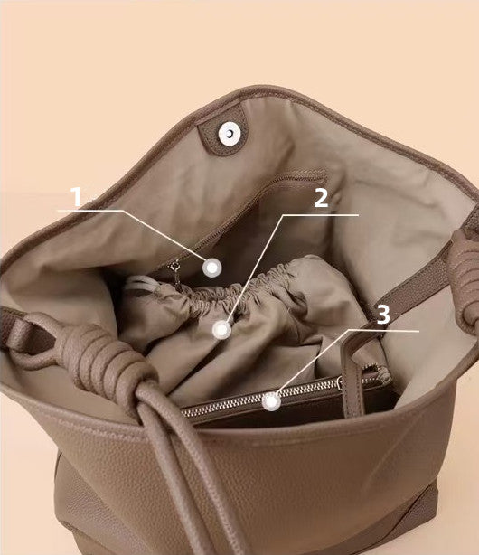 Stylish & Soft Designer Bucket Bag for Women - Trendy Shoulder Bag for Casual Outings, Travel & Everyday Use