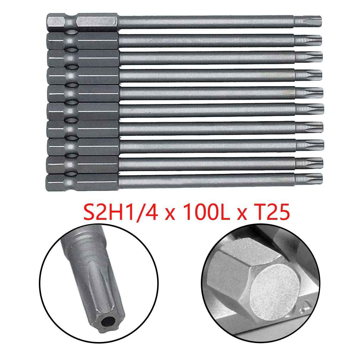 10-Piece 1/4
