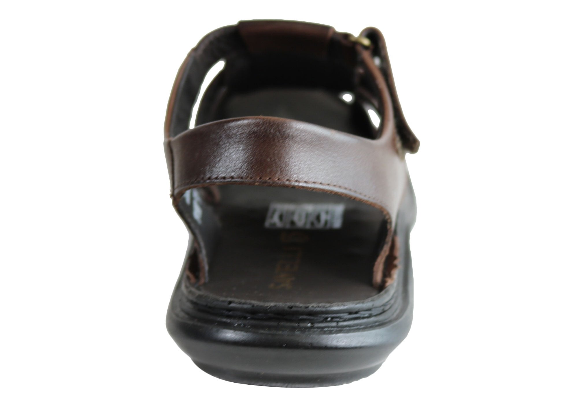 Savelli Kain Men's Leather Comfortable Cushioned Sandals - Handmade in Brazil - Perfect for Beach, Vacation & Summer Outdoor Activities