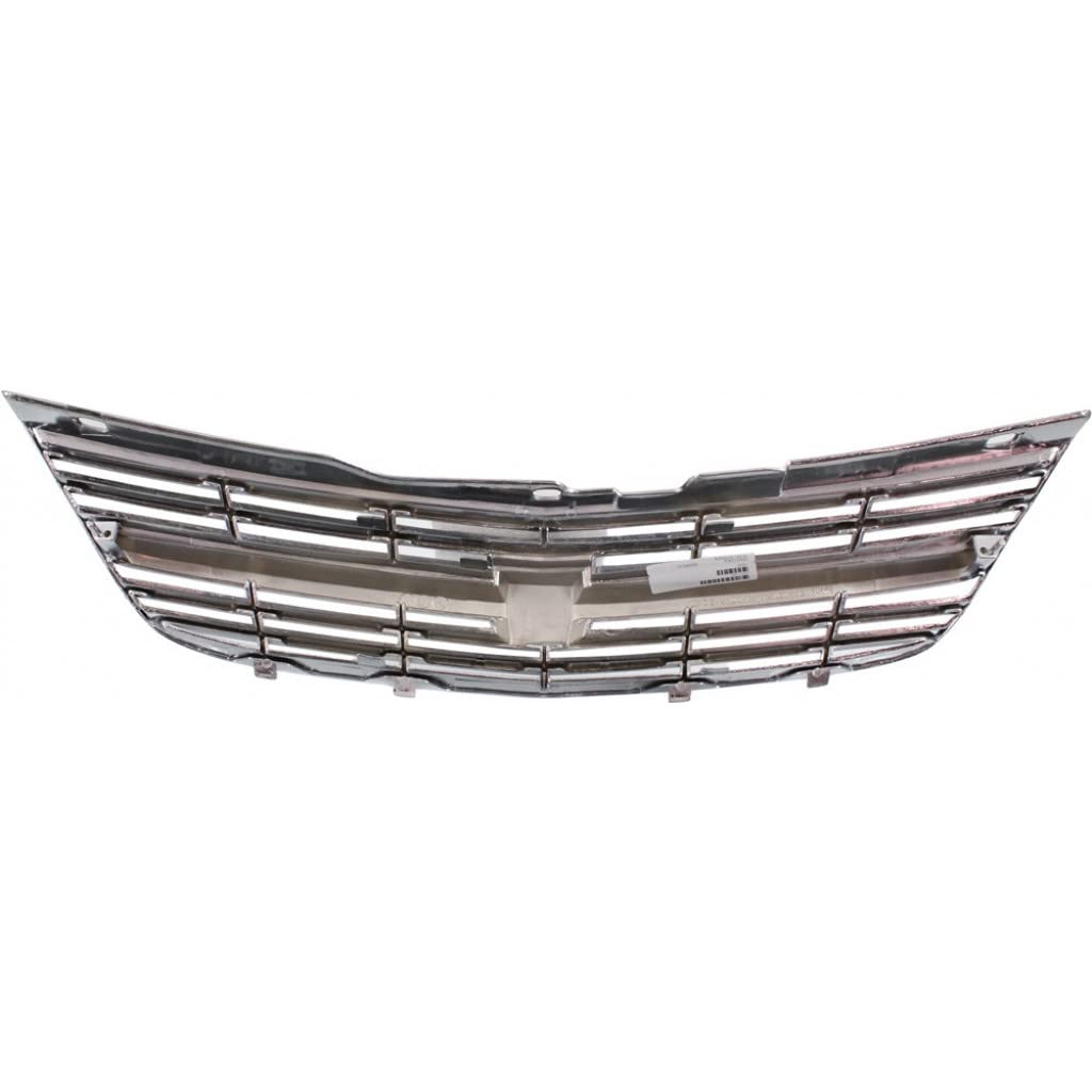 Chevy Impala 2001-2005 Grille Replacement - Dark Gray Chrome for Base/LS Models | Perfect for Car Restoration & Upgrades
