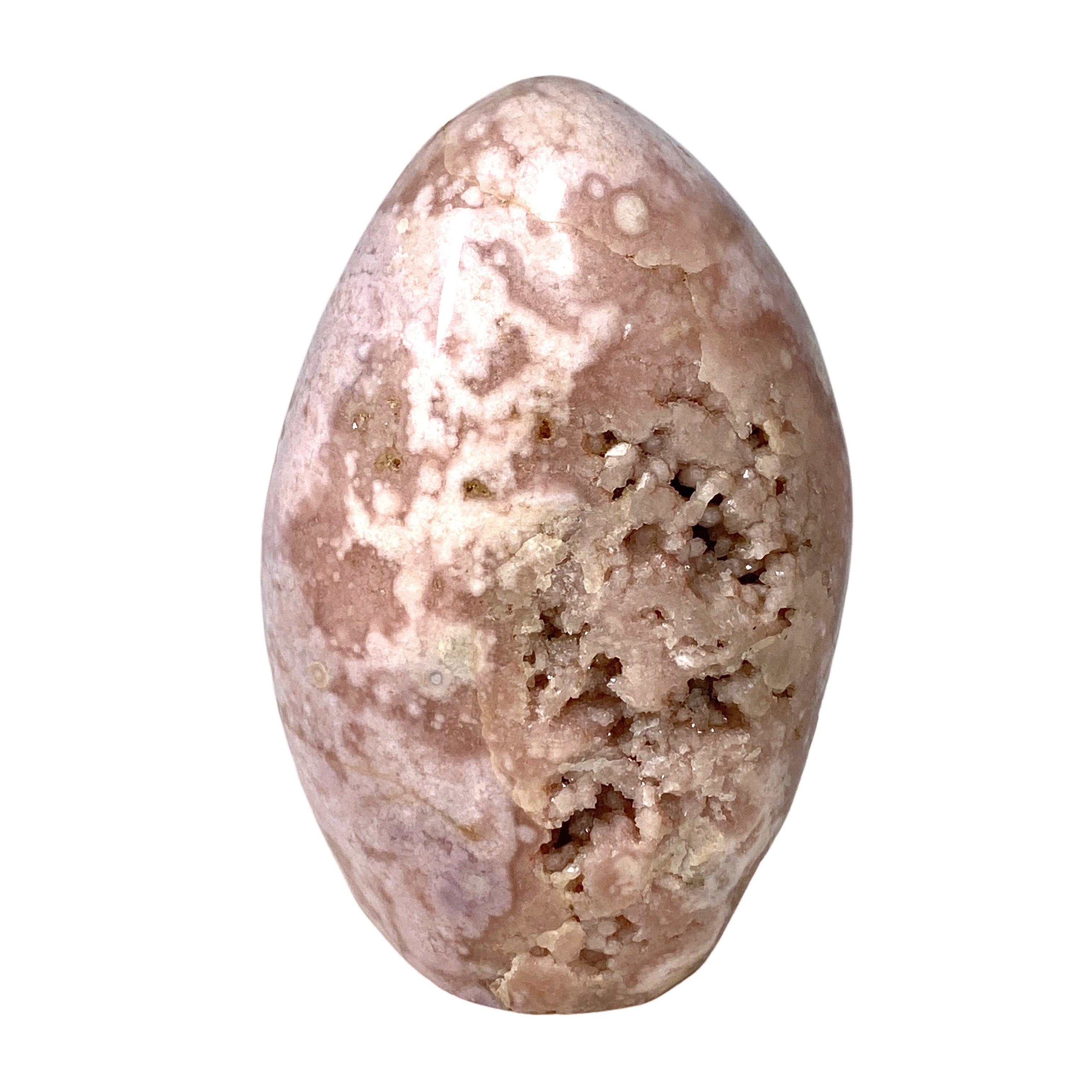 Natural Pink Amethyst Flower Agate Freeform Stone - Healing Crystal for Meditation, Yoga & Home Decor - Unique Spiritual Gift for Women