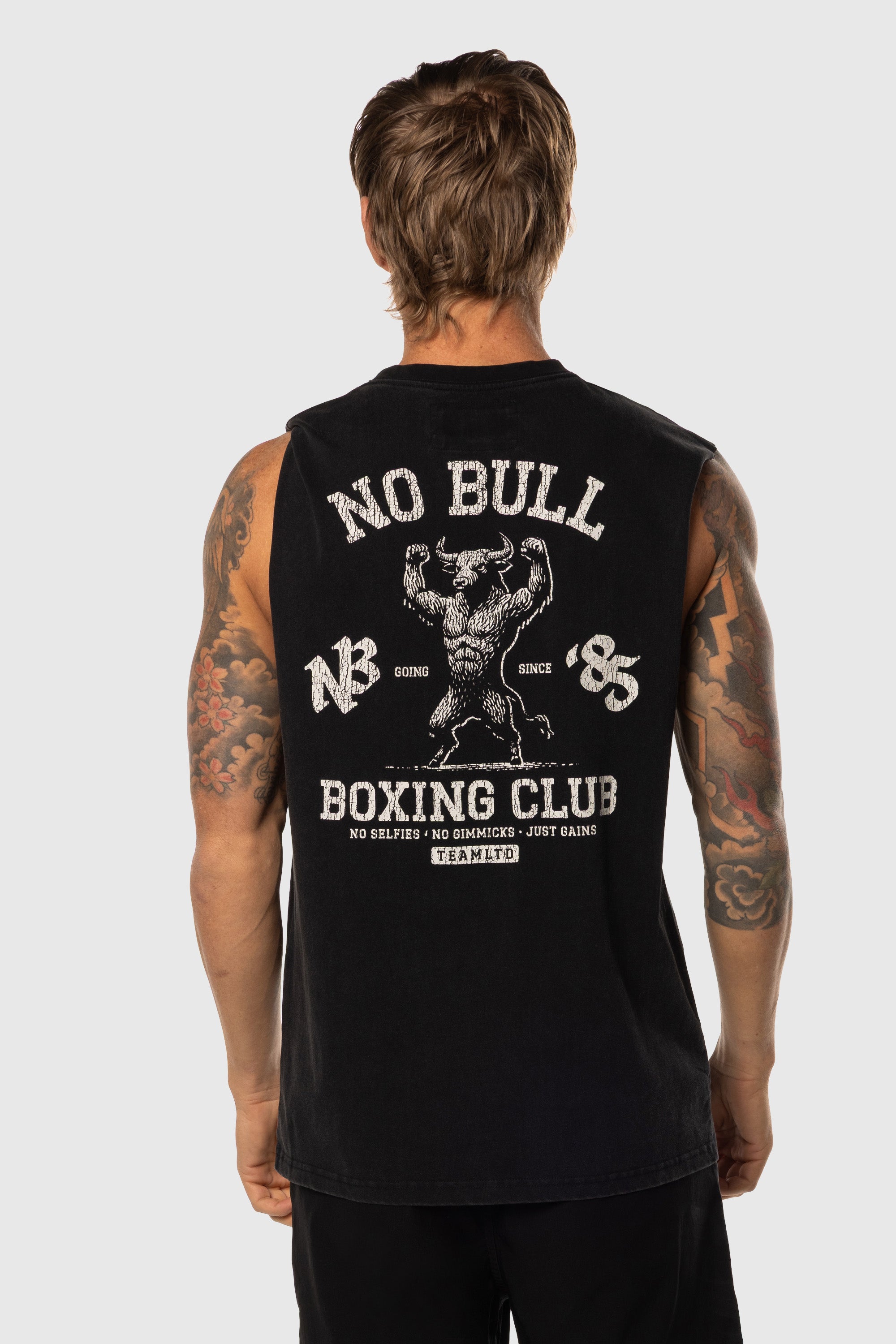 No Bull Aussie Tank Top - Premium Cotton Muscle Tee for Men & Women - Gym, Workout, Casual Wear