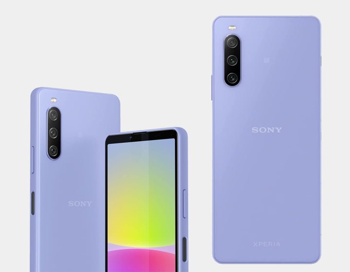 Sony Xperia 10 IV XQ-CC72 5G Smartphone - 128GB ROM 6GB RAM - GSM Unlocked Dual SIM - Lavender Purple - for Streaming, Gaming & Productivity
