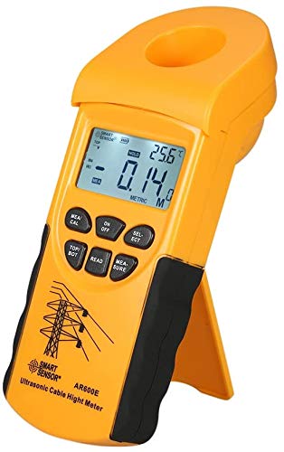 AR600E Digital Handheld Ultrasonic Cable Height Meter Tester - 3-23m Range for Accurate Height Measurement - Perfect for Construction, Surveying, and Utility Maintenance