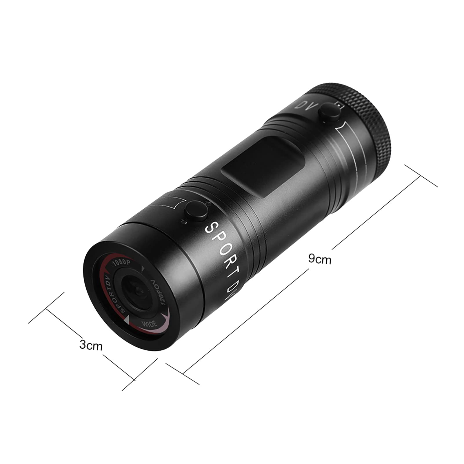 Best Helmet Camera for Sports - HD Mini DV Action Camera - Perfect for Cycling, Skiing, Motorcycling & Extreme Sports Recording