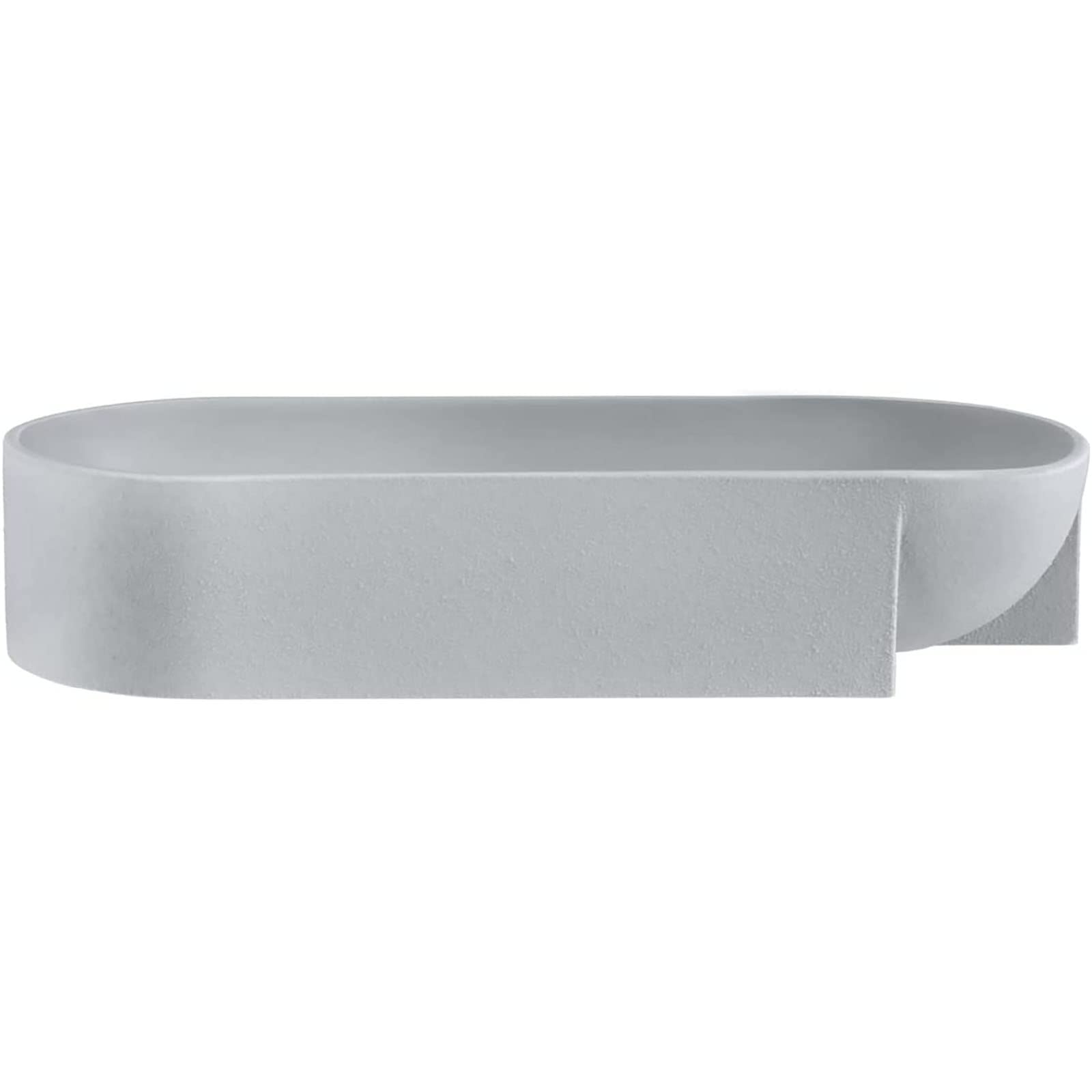 Iittala Kuru Ceramic Bowl 14.5 X 3 Inches - Light Grey Modern Scandinavian Serving Bowl for Soup, Salad, or Dessert