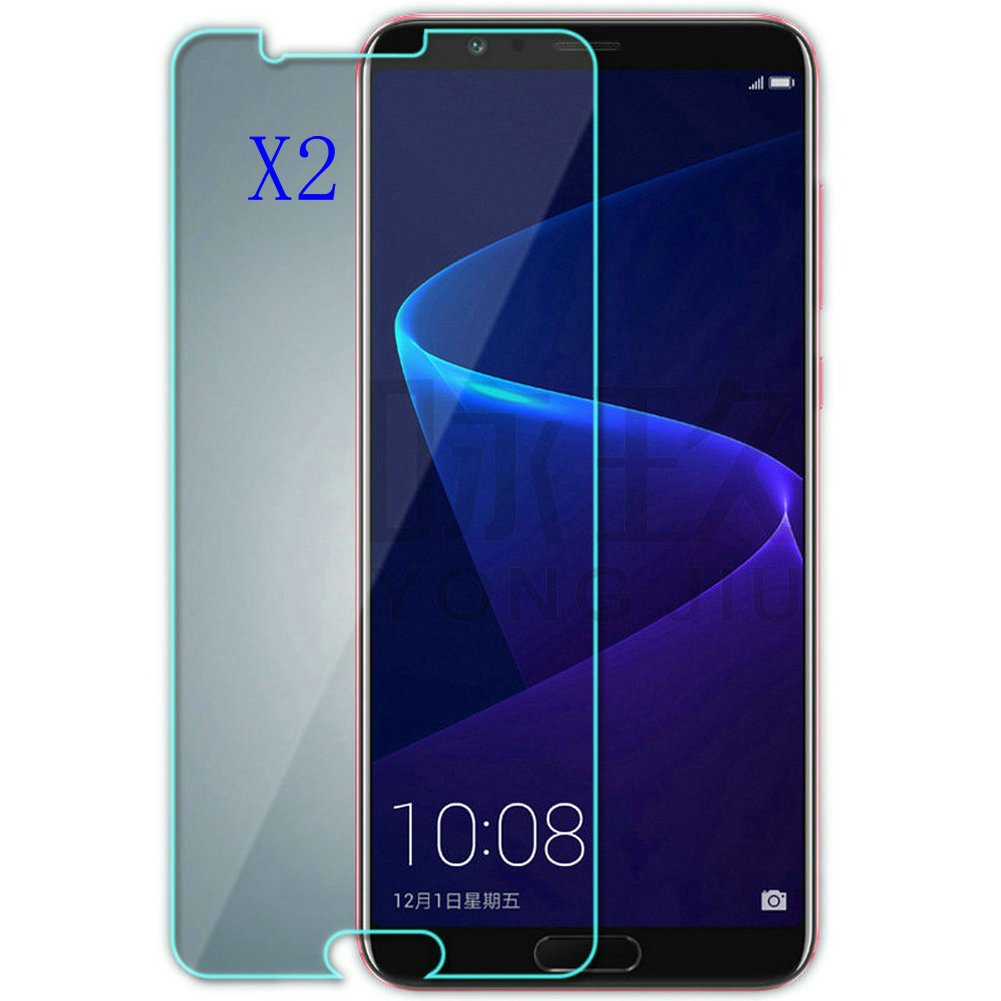 Kepuch 2 Pack Huawei Honor V10 Tempered Glass Screen Protector - Shatterproof for Daily Use
