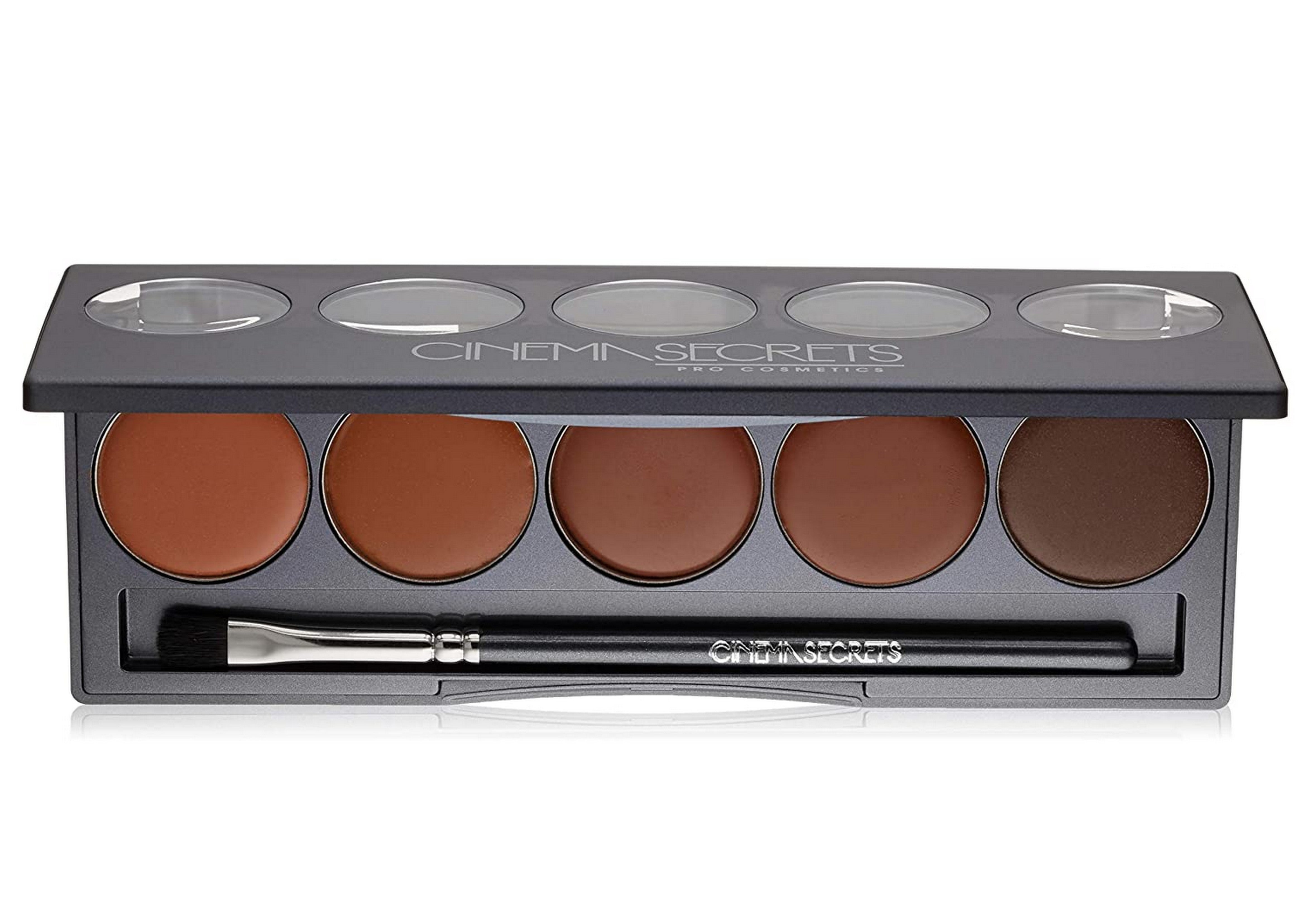 CINEMA SECRETS Pro Cosmetics Ultimate Foundation 5-in-1 Pro Palette - 100 Series | Professional Makeup Kit for Flawless Coverage, Contouring & Highlighting | Perfect for Bridal, Photo Shoots & Everyday Wear