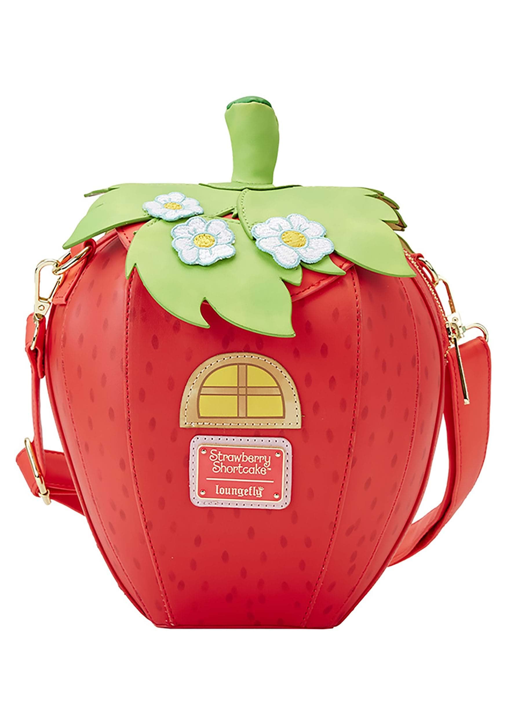 Loungefly Strawberry Shortcake Strawberry House Crossbody Bag - Cute Cartoon Character Purse for Women & Girls | Perfect for Disney Trips, Anime Conventions & Everyday Use