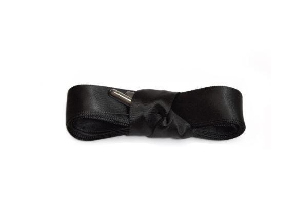 Black Satin Shoelaces - Silky Smooth Dress Shoe Laces for Men & Women | Perfect for Formal Shoes, Oxfords, Loafers & Evening Wear
