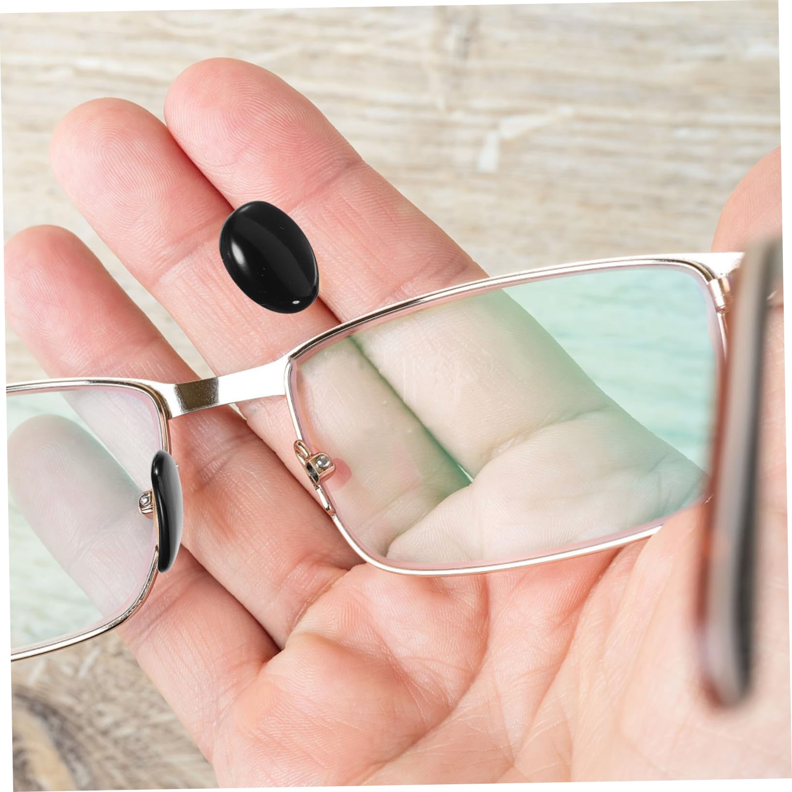 Anneome 4 Pairs Silicone Nose Pads for Kids Glasses - Soft Comfortable Nose Cushions, Children's Eyewear Accessories & Repair Parts - Perfect for School, Reading, and Daily Wear