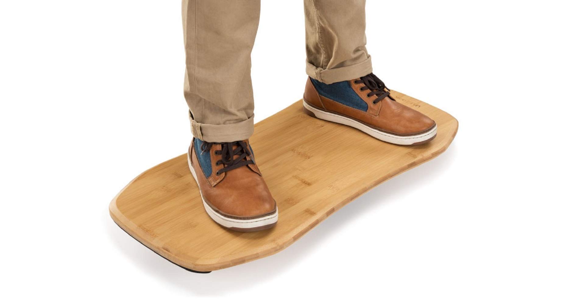 Ergonomic Bamboo Motion-X Standing Desk Board by UPLIFT Desk - Improve Posture & Boost Productivity for Home & Office Workspaces