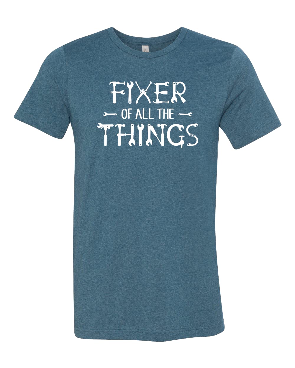 Fixer All of The Things T-Shirt - Funny Repairman Handyman Technician Gift for Maintenance & Construction Workers - Perfect for DIY Projects, Work Uniforms & Casual Wear