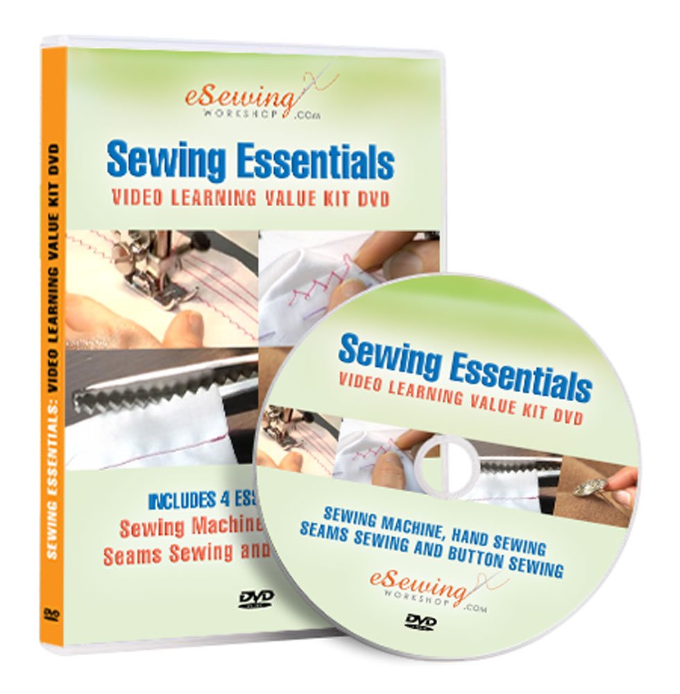 4-in-1 Sewing Essentials Kit with Instructional DVD - Perfect for Beginners, DIY Projects & Home Sewing Needs