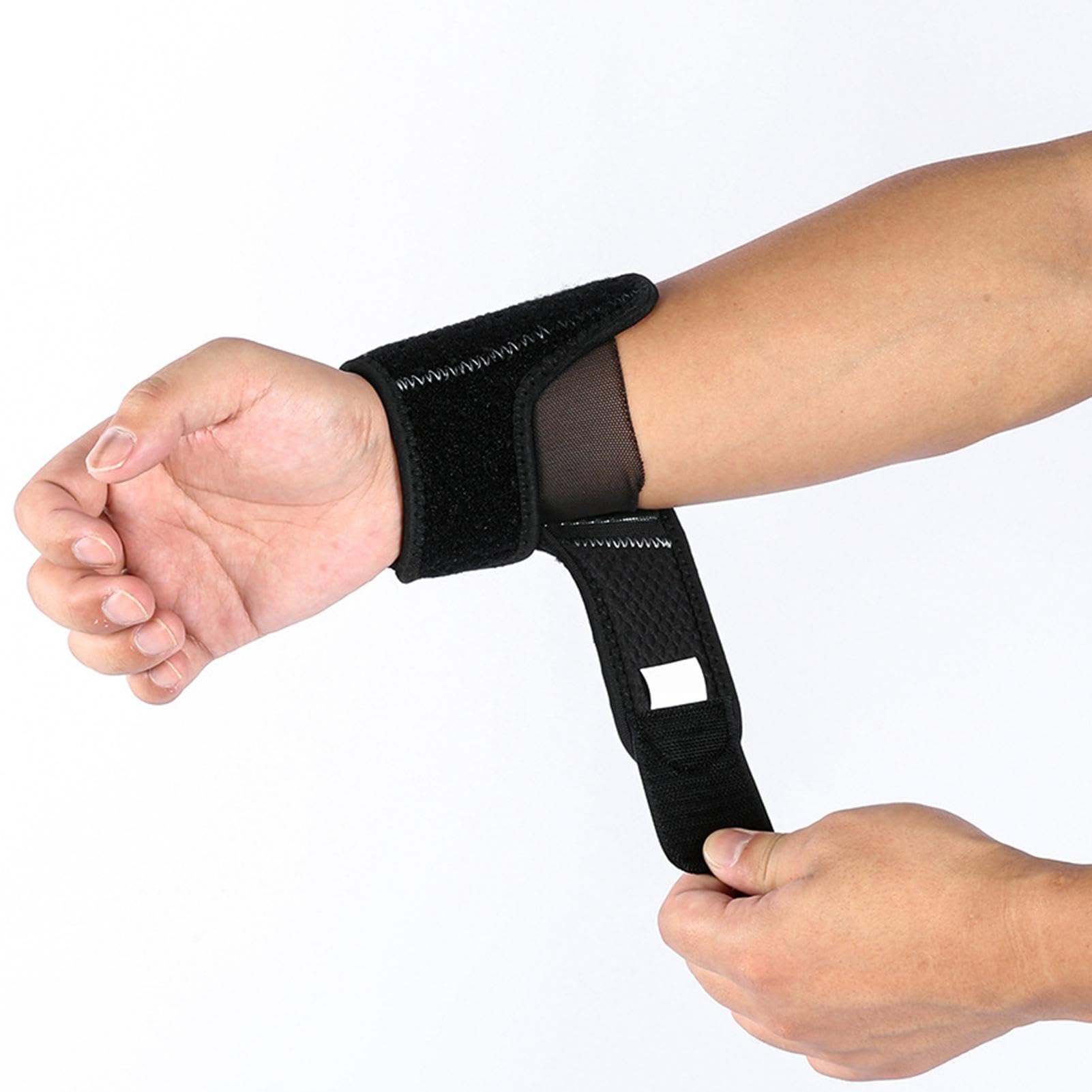 Adjustable Wrist Compression Brace - Breathable Sports Wrist Support for Cycling, Tennis, Basketball & Outdoor Activities | Pain Relief & Injury Prevention for Workouts, Gym & Daily Use